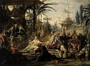 François Boucher, Chinese dance, 1742, oil on canvas, 42 × 65 cm.