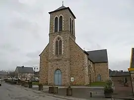 The church in La Dominelais