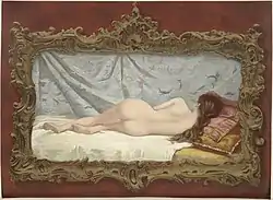 The sleeping woman (1893) (painting on ivory).