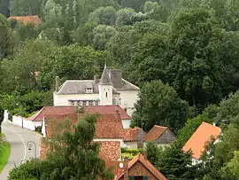 A view of the chateau of La Madelaine