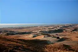 The La Paz sand dunes in Laoag, part of the Ilocos coastline