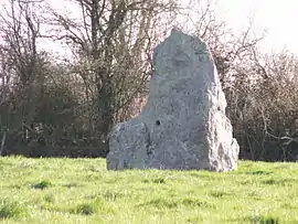 The menhir of  Riverais