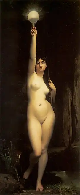 The Truth (1870), by Jules Joseph Lefebvre, Musée d'Orsay, Paris.