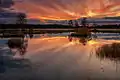 Lake Laanemaa (Orkjärv) at sunrise