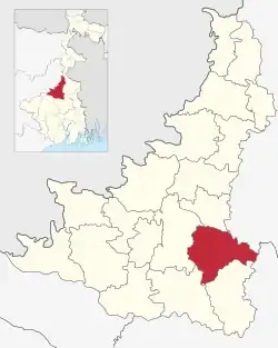 Location in West Bengal