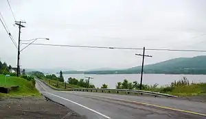 View of Lake Baker from Lac Baker