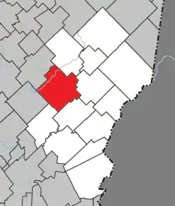 Location within Les Etchemins RCM.