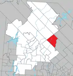 Location within Antoine-Labelle RCM.