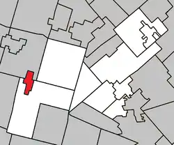 Location within Les Pays-d'en-Haut RCM