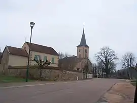 The church in Lacanche