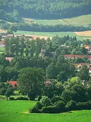 A general view of La Comté