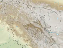 Location of Tso Kar within Ladakh