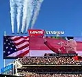 Lady Gaga and the Blue Angels at Super Bowl 50