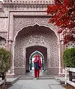 Arches in the Shahi Mosque, Chitral, Khyber Pakhtunkhwa province, Pakistan (2016)