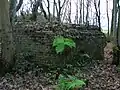 Remains of the underground band haulage system in 2010.