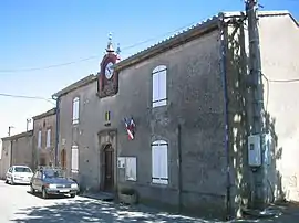 The town hall in Lafage