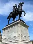 Equestrian statue of the Marquis de LaFayette (1924), Baltimore, Maryland