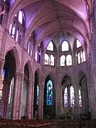 Choir of former abbey church