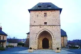 The church in Lagraulière