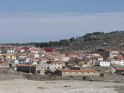 Vista de Lagunaseca desde el sur.