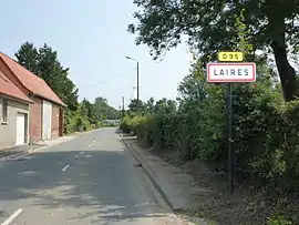 The road into Laires