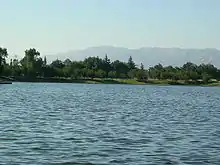 Lake Balboa, an artificial lake in Encino's Balboa Park