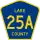 County Road 25A marker