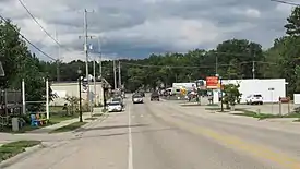 Looking north along Lake George Street