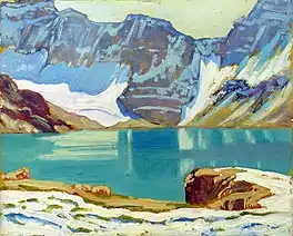 Lake McArthur by J. E. H. MacDonald, 1924.