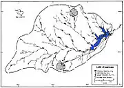 Lake Stamford watershed, without California Creek diversion