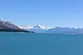 Lake Pukaki, looking towards Mount Cook, in summer