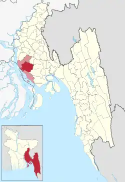 Location of Lakshmipur / Laxmipur