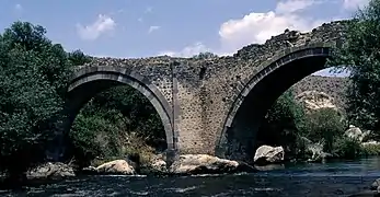 Lalezar bridge in the village