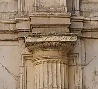 Doric capital at the Hôtel de Lamamye.