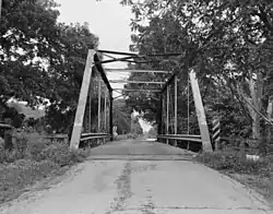 Lamb's Creek Bridge, a historic landmark in Adams Township