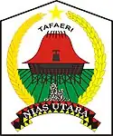 Coat of arms of North Nias Regency