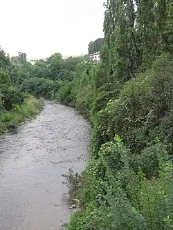 Lambro River at Triuggio.