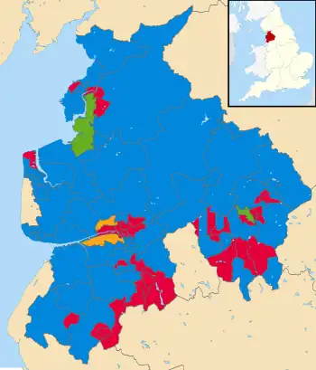 2021 results map