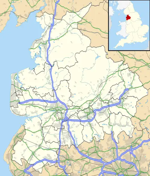 Westhead is located in Lancashire