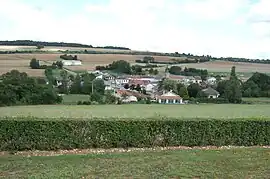 A general view of Landrecourt