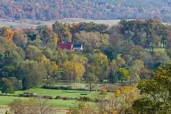 Paris in autumn (Trinity United Methodist Church with Ashby Inn behind it)