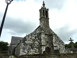 The church of Saint-Edern, in Lannédern