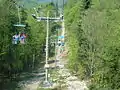 Cableway to Kamzík in the Bratislava Forest Park