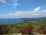 Larena Bay and town from Triad Hill