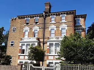 Large houses on Grove Park Road