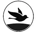 Pictogram for Largo da Paz (lit. 'Peace Square') station, depicting a dove