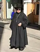 Image 118Robe and kaftan for slightly overweight gentleman in Götgatan of Stockholm, 2018 (from 2010s in fashion)