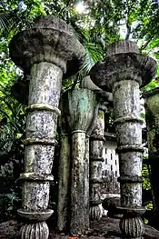 Pillars, Las Pozas, Mexico, 2012