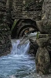 Stream running through gardens, Las Pozas, Xilitla, 2012