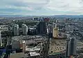 View from the tower pod, overlooking the Strip in 2008